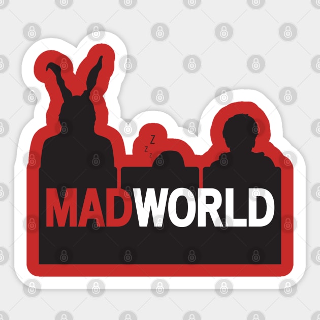 Mad World Sticker by Moysche